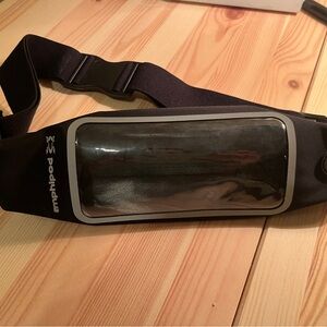 Empowered Black Belt Bag for Men